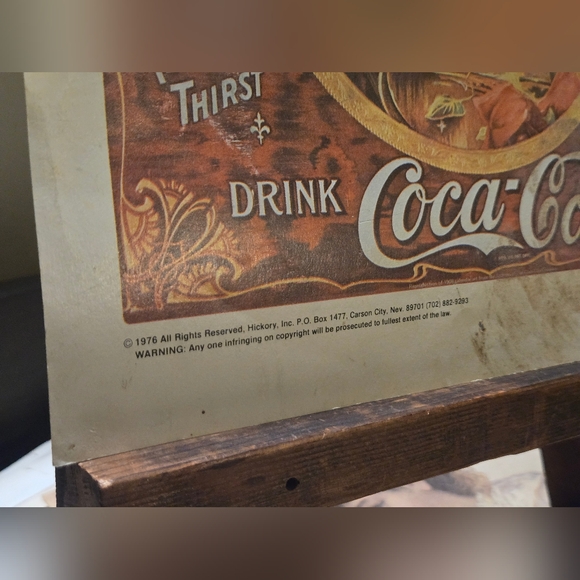 Vintage Coca Cola Advertising Poster - Picture 5 of 11